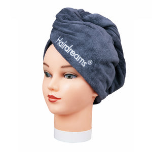 Hair turban grey - Your must-have for every hair length and hair type
